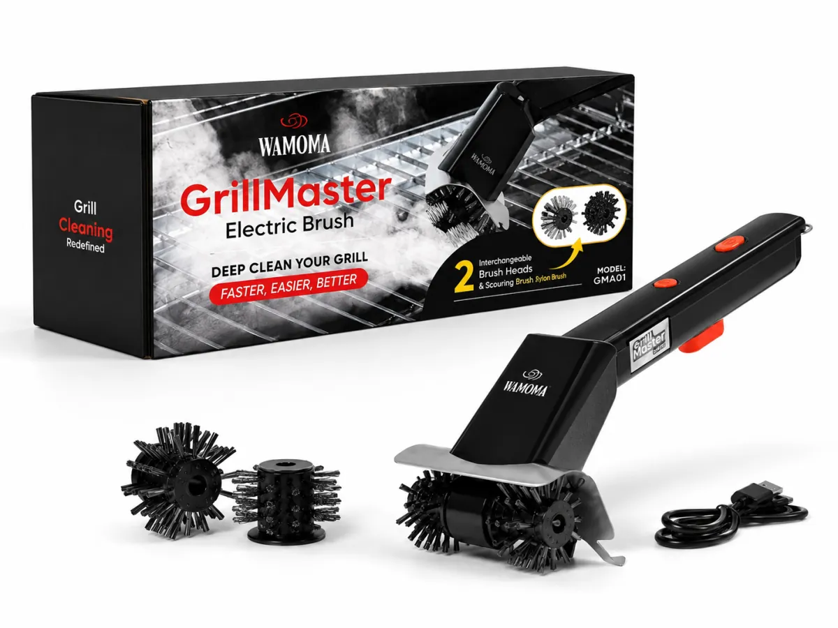 Wamoma GrillMaster Electric BBQ Brush Cleaner